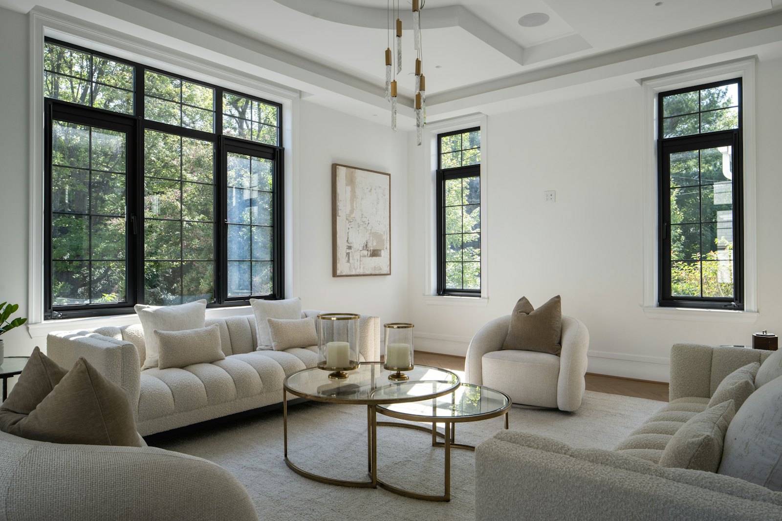 Bright, clean living room